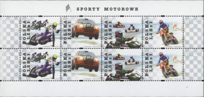 4000-4003 Arkusik I czysty** Sporty motorowe