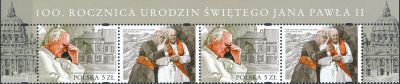 5055 nazwa emisji 100 rocznica urodzin Świętego Jana Pawła II- wydanie wspólne