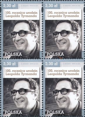 5057 w czwórce czysta 100 rocznica urodzin Leopolda Tyrmanda