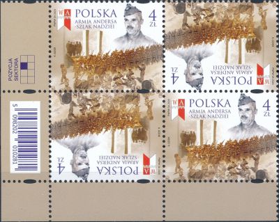 5098 w czwórce oznaczenie sektora czysta** Armia Andersa - Szlak Nadziei