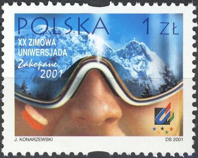 3728 czysty** XX Zimowa Uniwersjada Zakopane 2001