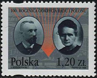 3578 czyste** 100 rocznica odkrycia radu i polonu