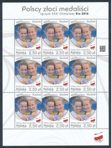 4738 Arkusik czysty** Polscy złoci medaliści