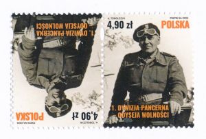 5465 parka pozioma tete-beche II czyste** 1 Dywizja Pancerna - Odyseja Wolności