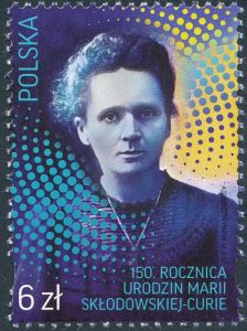 4805 czysty** 150. rocznica urodzin Marii Skłodowskiej-Curie