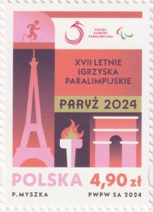 5411 czysty** XVII Letnie Igrzyska Paralimpijskie Paryż 2024