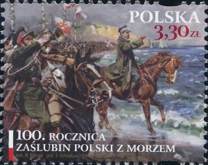 5035 czysty** 100 rocznica zaślubin Polski z morzem