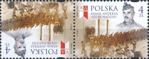5098 parka pozioma tete-beche II czysta** Armia Andersa - Szlak Nadziei