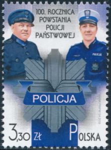 4990 czysty** 100.rocznica powstania polskiej Policji