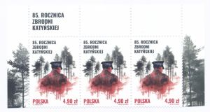5442 nazwa emisji pasek czysty** 85 rocznica Zbrodni Katyńskiej