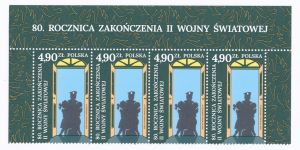 5451 nazwa emisji pasek czysty** 80 rocznica zakończenia II wojny światowej