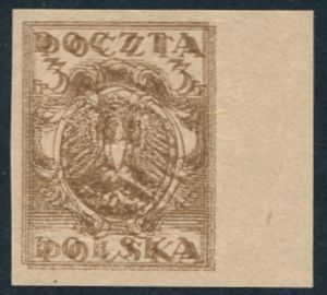 0085 DpA brązowy papier szary czysty wydanie w walucie markowej 401/25