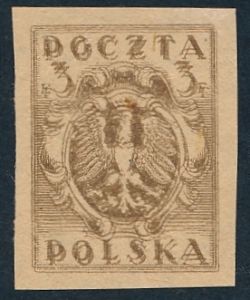 0085 DpA jasnobrązowy papier szary czysty wydanie w walucie markowej 406/25