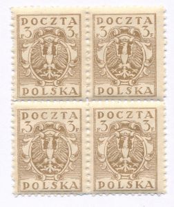 0085 B ax brązowy czwórka czyste** wydanie w walucie markowej