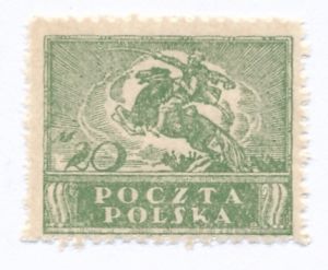 0101 a zielony ząbkowanie 11½ czysty**