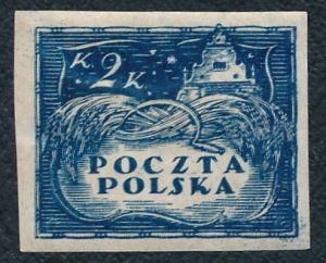 0082 A Dp niebieski czyste** wydanie w walucie koronowej 432/25