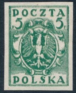 0086 DpA1 ciemnozielona druk podwójny czyste 469/25