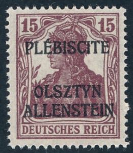 Olsztyn 04 I a ciemnobrązowokarminowy gwarancja czysty** 699/25
