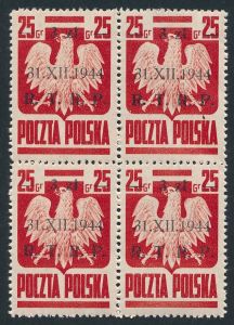 0346 B3 ukośna kreska drugiej cyfry 4 przerwana czwórka czyste** 759/25