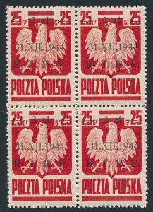 0346 B1 prawa kreska przerwana czwórka czyste** 758/25