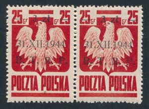 0346 B5 litera P przerwana na dole czysty** 761/25