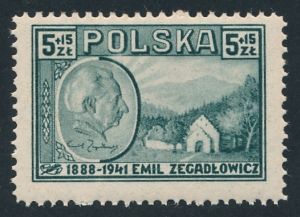 0419 ZL 10¾ czysty** Emil Zegadłowicz