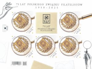 5480 Arkusik nieząbkowany czysty** 75 lat PZF