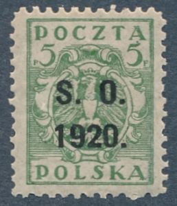 Śląsk Cieszyński fi.01 I b szarozielony gwarancja czysty**